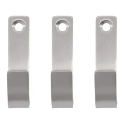 3 Ganchos Thapsus, acero pulido