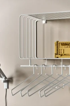 5 Perchas Edge, White