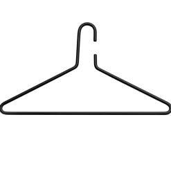 3 Perchas Triangel, negro