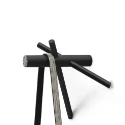 2 percheros Sticks, set de 2, negro