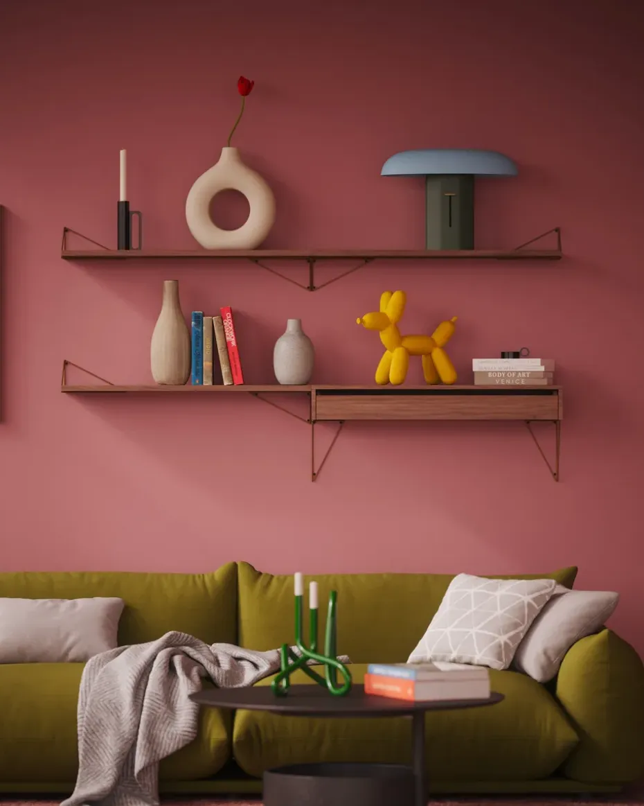 2 Soportes para balda Pythagoras, latón