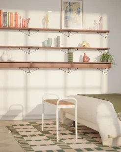 2 Soportes para balda Pythagoras, negro