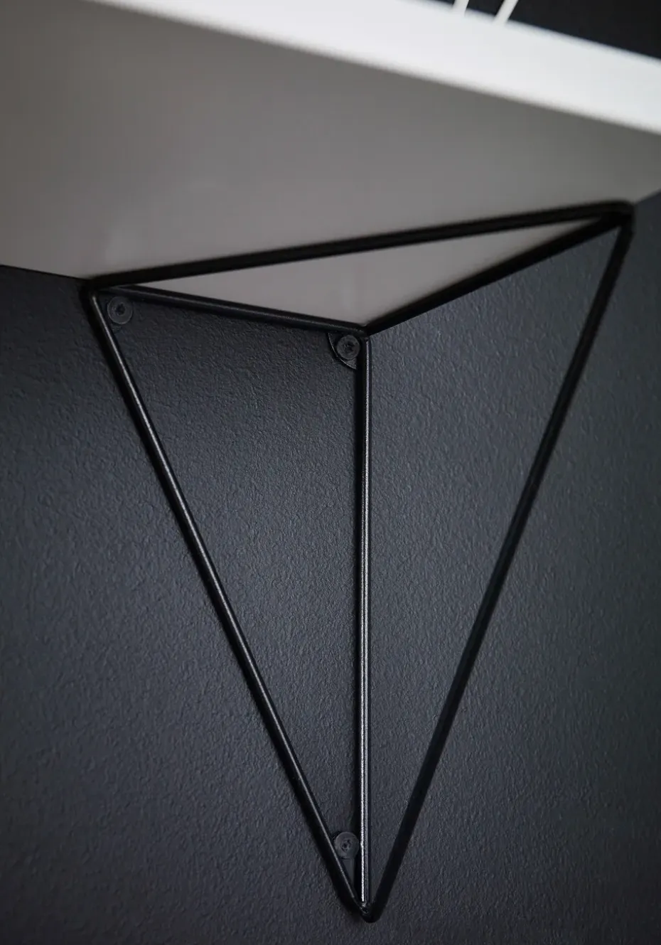 2 Soportes para balda Pythagoras, negro