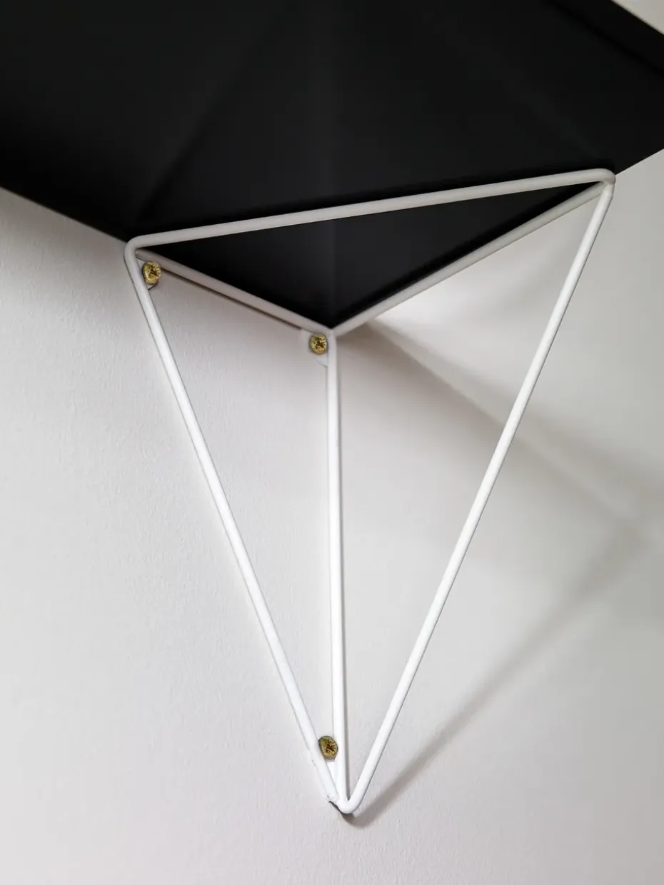 2 Soportes para balda Pythagoras, blanco