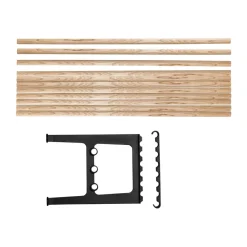 Accesorio banco Nostalgi 100 cm, Fresno-negro