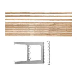 Accesorio banco Nostalgi 100 cm, Fresno-aluminio