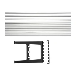 Accesorio banco Nostalgi 100 cm, Aluminio-negro