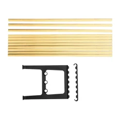 Accesorio banco Nostalgi 100 cm, Abedul-negro