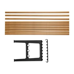 Accesorio banco Nostalgi 100 cm, Roble-negro