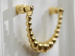 Aldaba para puerta Garden Glory, Polished brass