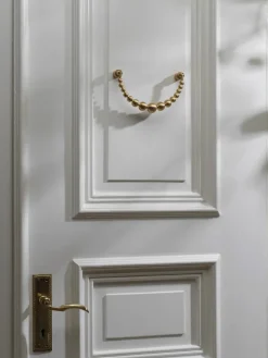 Aldaba para puerta Garden Glory, Polished brass