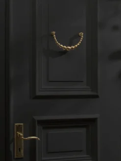 Aldaba para puerta Garden Glory, Brushed brass