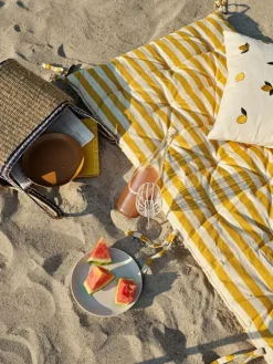 Alfombra de playa Franca 70x200 cm, Harvest gold