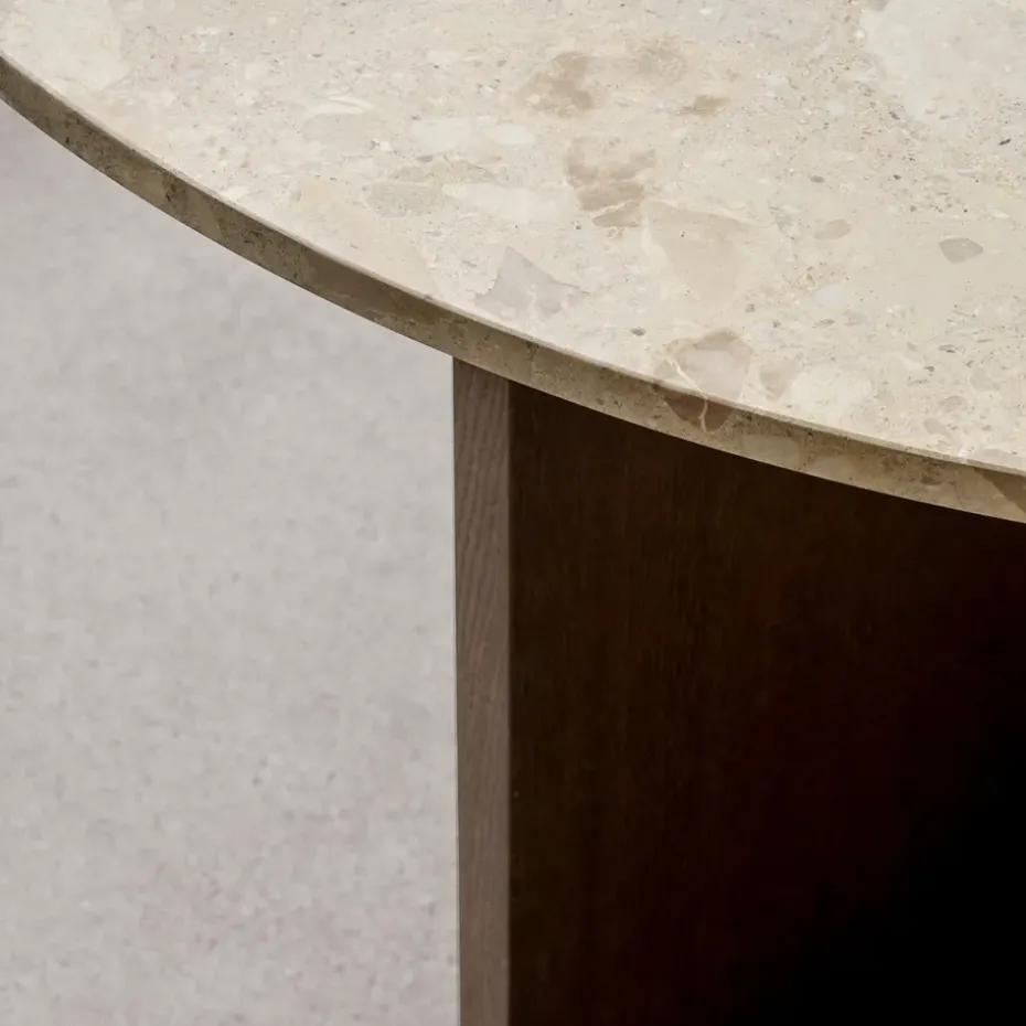 Androgyne Mesa, Sand stone-base de roble sin tratar