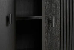 Aparador Array 80 cm, Roble pintado de negro