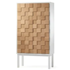 Aparador Collect 2016, roble aceitado blanco-blanco