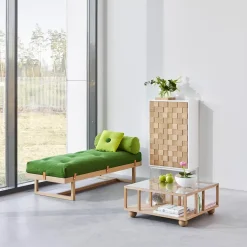 Aparador Collect 2016, roble aceitado blanco-blanco