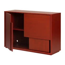 Aparador Layer, Rojo, 120×82 cm