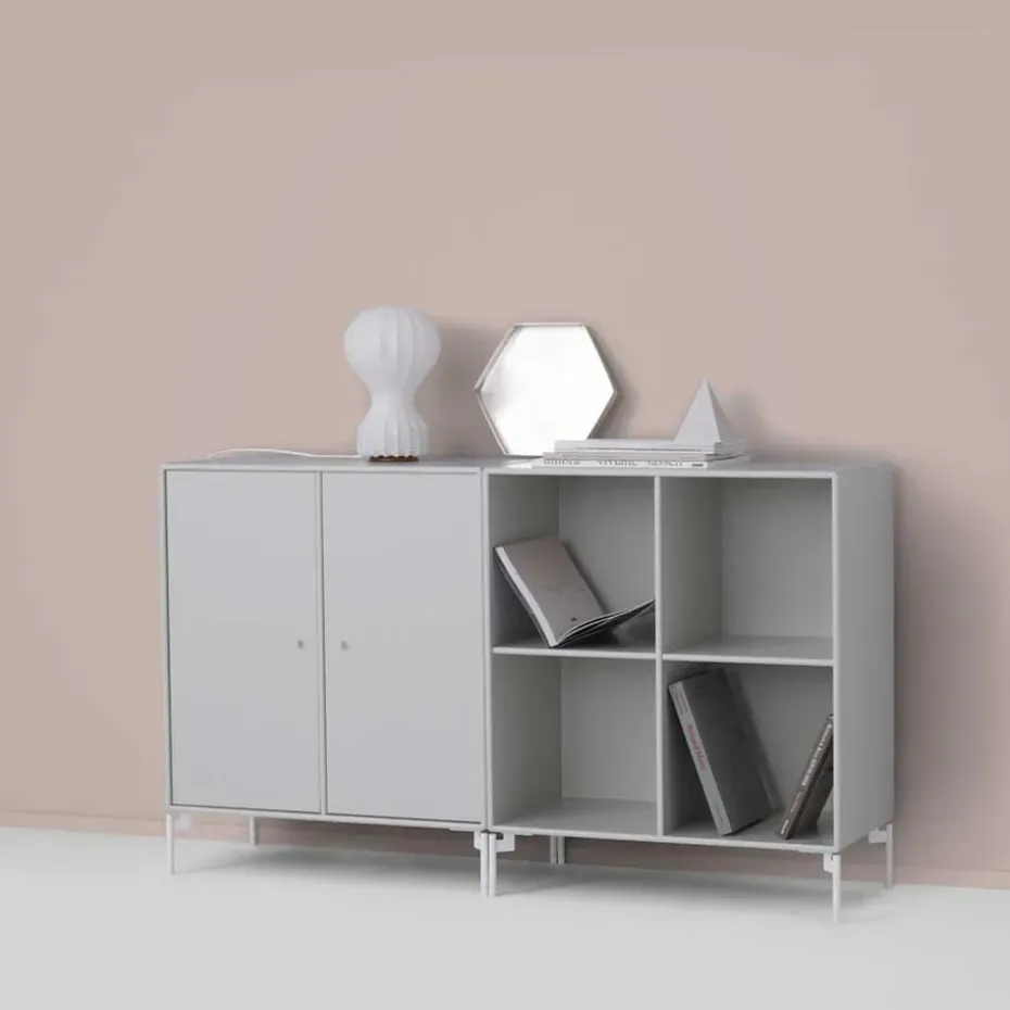 Aparador Pair, Nordic 09, patas lacadas en blanco