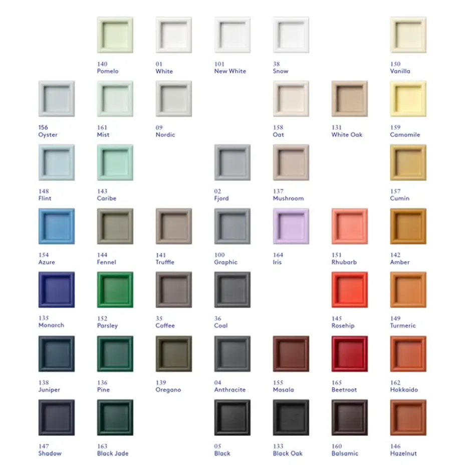 Aparador Pair, Nordic 09, patas lacadas en blanco