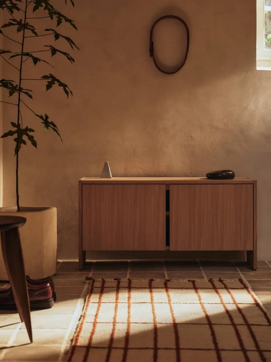 Aparador Parcel , Natural oak, 100×30×50 cm