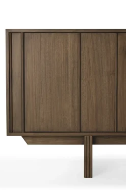 Aparador Pillar, Wild brown teak, 220 cm