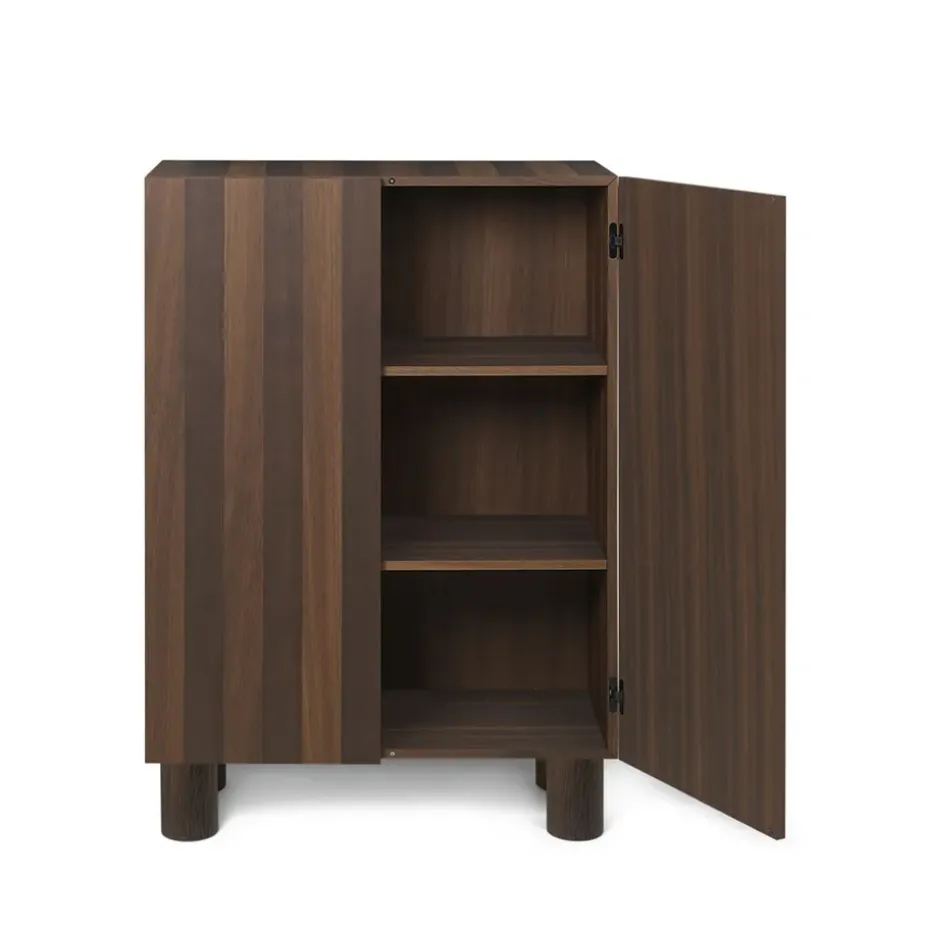 Aparador Post, Oak smoked, con puertas