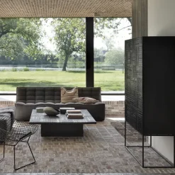 Armario Ancestors Tabwa , Teca 3 puertas-2 cajones 126x180