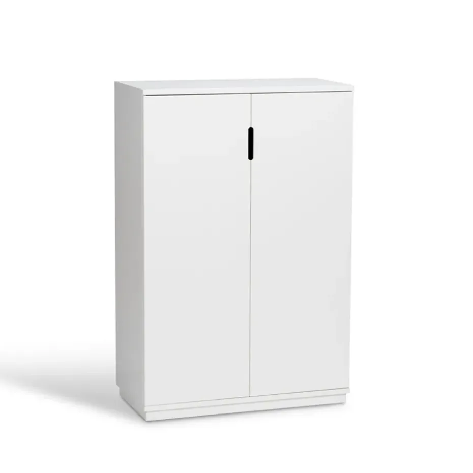 Armario Aoko 120 cm, Lacado blanco