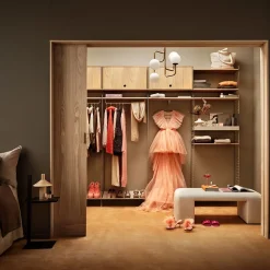 Armario con puerta abatible String, Gris, 78x30 cm