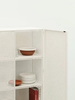Armario Perforated Cabinet large, Eggshell