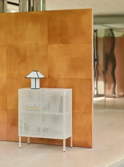 Armario Perforated Cabinet medium, Eggshell