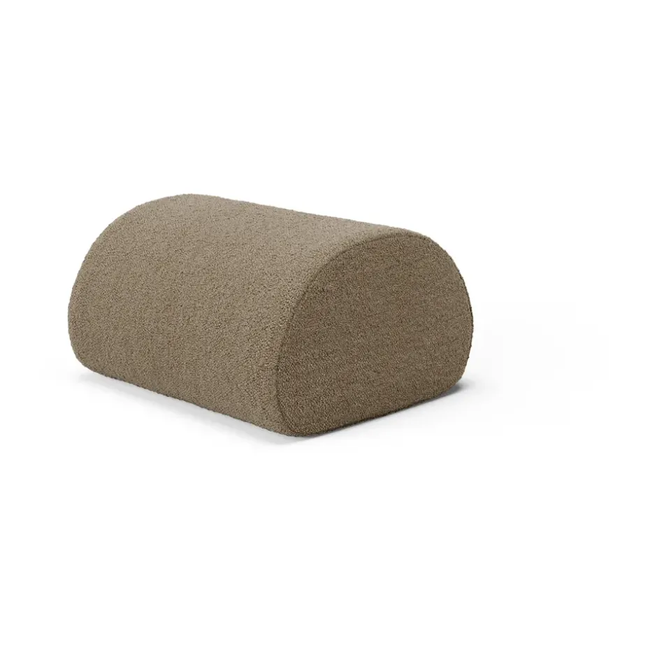 Asiento puf Rouli pouf pure bouclé, Sand