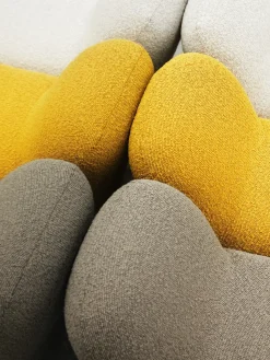 Asiento puff Lulu 36x65 cm, Yellow