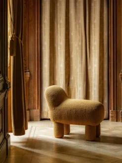 Asiento puff Lulu 36x65 cm, Yellow