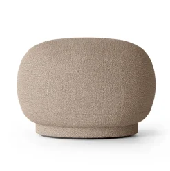 Asiento puff Rico pouf, Bouclé sand