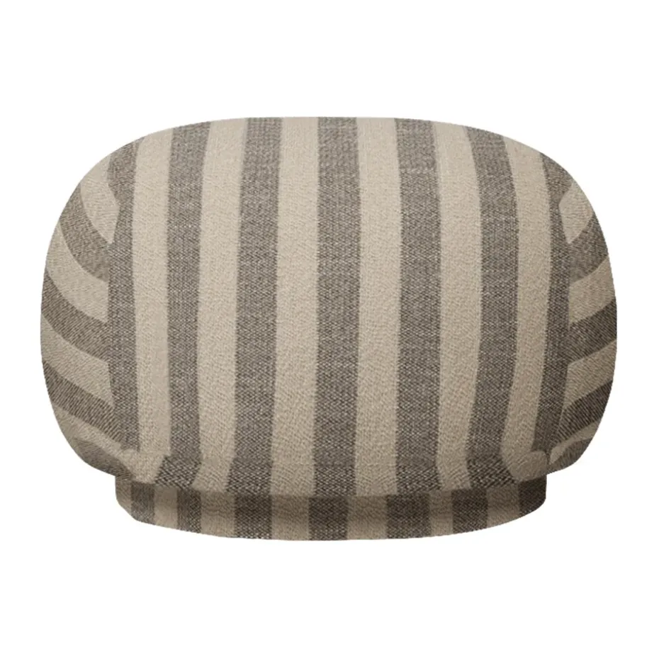 Asiento puff Rico pouf, Louisiana, Sand-off-white