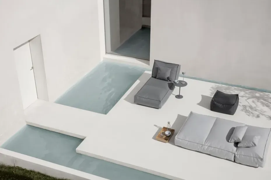 Asiento puff STAY 60x60 cm, Coal