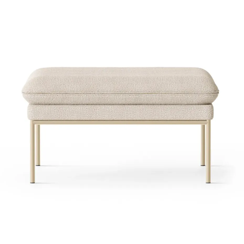 Asiento puffTurn pouf, Cashmere bouclé offwhite
