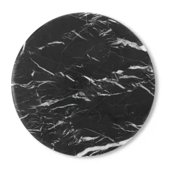 Balda superior Wire Stool VP11 Ø38 cm, Nero Marquina mármol