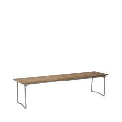 Banco 9, Roble aceitado-170 cm-galvanizado en caliente