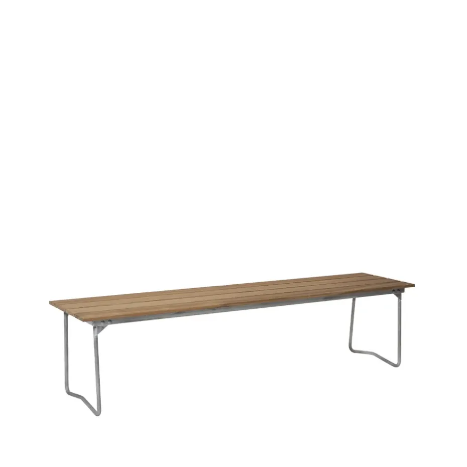Banco 9, Roble aceitado-170 cm-galvanizado en caliente