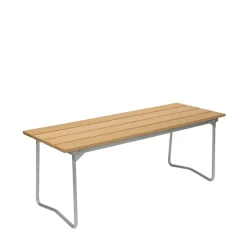 Banco 8, Roble aceitado-estructura de acero galvanizado en caliente