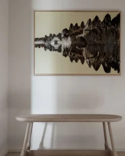 Banco Albert 160 cm, Roble tratado blanco