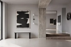 Banco Arc 35x120 cm, Coffee