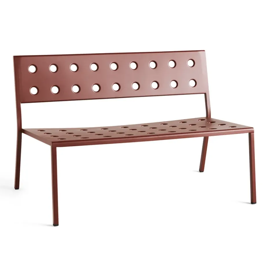 Banco Balcony Lounge 113,5×69 cm, Rojo hierro
