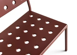 Banco Balcony Lounge 113,5×69 cm, Rojo hierro