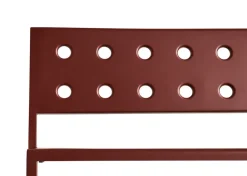 Banco Balcony Lounge 113,5×69 cm, Rojo hierro