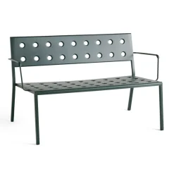 Banco Balcony Lounge con reposabrazos 121,5×69 cm, Bosque oscuro