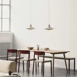 Banco Betty TK5, Black, asiento de banda de lino trenzada natural